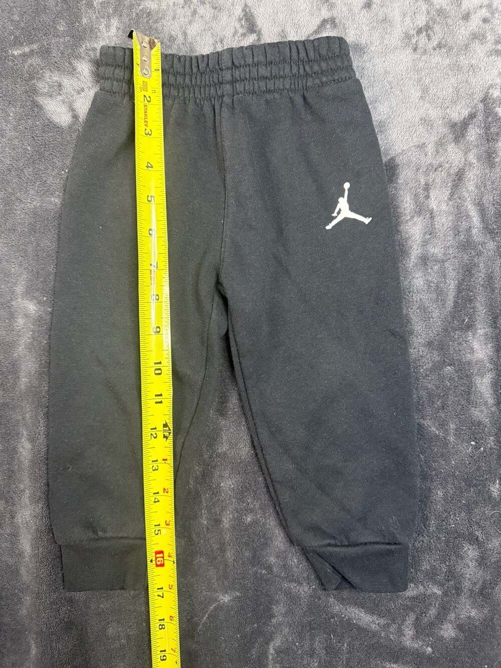 Kids Jordan Jumpman Jogger Sweatpants Size 18M Black Fleece#123